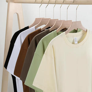 เสื้อยืดสำหรับผู้ชายพิมพ์ลายสกรีนฟิตทรงหลวมแขนสั่งทำสำหรับยิมบริการต่ำ - Product Image 2