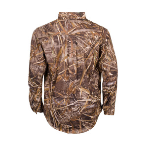 Polo à manches longues en tissu respirant pour hommes Chemise tactique de sport Randonnée Chasse Chemise d'entraînement en plein air - Product Image 2