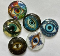 Yeux de dragon de sécurité multicolores Autocollant Yeux pour animaux en peluche Jouets Pierres précieuses Prix de gros Yeux de dragon en verre,