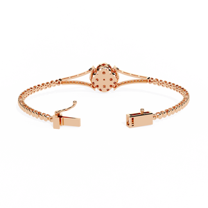 Fabulous 18k <b>Gold</b> Lab Grown Diamond Bracelet Elegant Diamond <b>Bangles</b> - Product Image 4