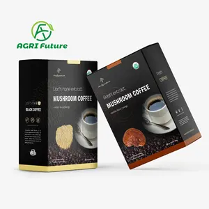 Wholesale Ground Mushroom Coffee Powder Herbal Lions Mane Instant Ganoderma Reishi Cordyceps Coffee Extract