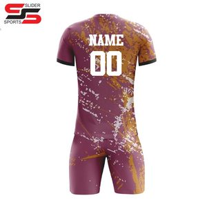 ชุดเสื้อฟุตบอลระบายอากาศชุดเสื้อเจอร์ซีย์ฟุตบอลเสื้อฟุตบอลแบบกำหนดเอง - Product Image 2