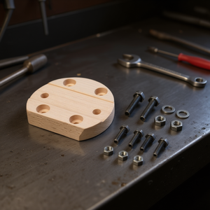 Plaque de mesure en bois Hazet pour étau de machiniste dans la catégorie des étaux de table - Product Image 3