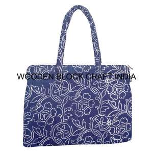 Bolsa para Portátil Hecha a Mano 100% Algodón con Estampado Floral, Funda para iPad y Tablet, Bolsas para Portátil con Forro de Algodón para Oficina - Product Image 2