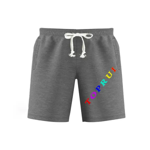 กางเกงขาสั้นผ้าคอตตอนแห้งเร็วสำหรับผู้ชายกางเกงขาสั้นเล่นกีฬาใส่เล่นยิมแบบลำลองโลโก้ได้ตามต้องการ - Product Image 6