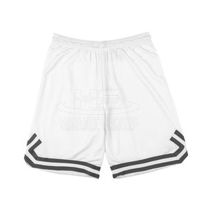 คุณภาพสูงที่กําหนดเองคลาสสิกผ้าฝ้าย 100% แห้งเร็วบาสเกตบอลฟิตเนสวิ่งแฟชั่นสบายๆบาสเกตบอล USA ขนาดกางเกงขาสั้นผู้ชาย - Product Image 1