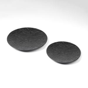 ถาดเสิร์ฟโลหะ ถาดเสิร์ฟอาหาร สำหรับงานแต่งงาน โรงแรม และร้านอาหาร ดีไซน์สวยงาม ใช้ตกแต่งบ้าน - Product Image 1