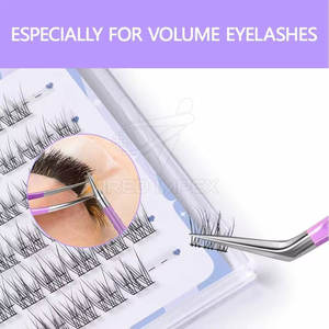 Nouveauté : Pinces à cils sans pointe en fibre, qualité supérieure, pinces à cils sans pointe en fibre à vendre - Product Image 3