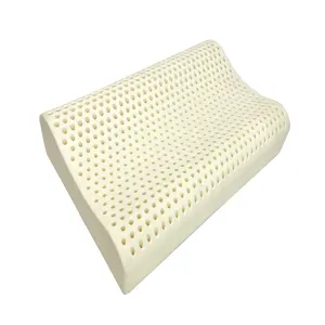Relieve fatigue, talalay latex bed curve pillow celestial latex pillow for soft and neck support comfortable sleep