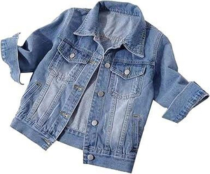 Chaquetas Vaqueras de Mezclilla para Mujer, Talla Grande, Diseño Personalizado, Estampadas, con Botones Góticos y Cinturón de Diamantes, Fabricante de Pakistán - Product Image 6