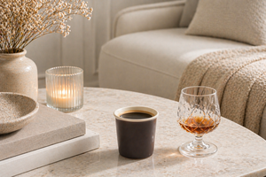 ชุดกาแฟเอสเพรสโซ่ 6 ใบ ทำจากเซรามิกเนื้อ Bone China คุณภาพดี ทนทาน ขนาด 9 ซล. (3 ออนซ์) ดีไซน์คลาสสิกเรียบง่าย สีเทาโดฟ ทันสมัย จาก Excelsa - Product Image 3