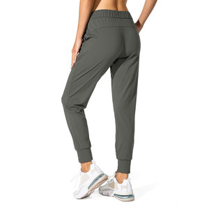 Joggers transpirables para mujer con bolsillos Logotipo personalizado Venta al por mayor Pantalones de salón de invierno para entrenamiento de yoga Correr-Pantalones de chándal - Product Image 2