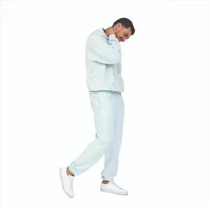 Conjuntos Deportivos de Dos Piezas con Capucha Cómodos para Entrenamiento y Trotar Personalizados 2025 para Hombre - Product Image 3