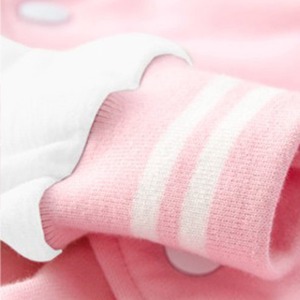 Meilleures ventes Vestes universitaires décontractées unisexes Logo personnalisé 100% toile OEM à col montant en laine véritable/polaire pour l'extérieur - Product Image 3