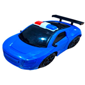 Voiture de police sportive pour enfants, jouet en plastique, véhicule de patrouille d'urgence, emballé en BOPP, quatre roues, unisexe, pour les enfants de 4 à 12 ans - Product Image 1