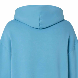 Sudadera con capucha de invierno de algodón francés pesado para hombre, diseño de hombro caído de gran tamaño de alta calidad, bordado 100% algodón liso teñido - Product Image 3