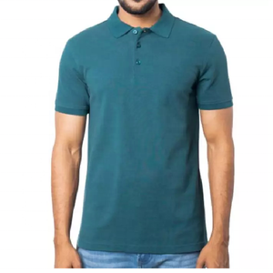 OEM แขนสั้นบุรุษโลโก้ที่กำหนดเองทำในบังคลาเทศผู้ชายเสื้อโปโลที่กำหนดเอง MOQ การออกแบบใหม่โรงงานผู้ผลิต - Product Image 2
