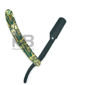 Hot Sale High Quality Custom Imported Stainless Steel Single Barber Shaving Razor Straight <b>Edge</b> Face Bikini Underarm Body Men - Product Image 1
