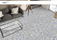 بلاط سيراميك بورسلين مزجج 600×600 ملم، بلاط تيرازو تيرا 2 بتشطيب مطفي ريفي، جودة ممتازة 60×60 سم للاستخدام الداخلي والخارجي، بلاط عصري