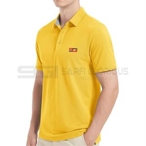 เสื้อโปโลแขนสั้นคอตตอนคอมบ์32ชิ้นสำหรับผู้ชายระบายอากาศได้ป้องกันรอยยับสีทึบ - Product Image 4