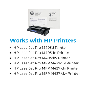 Cartouche de toner noir HP 28X haute capacité pour imprimante LaserJet (CF228XC) - Compatible - Product Image 4