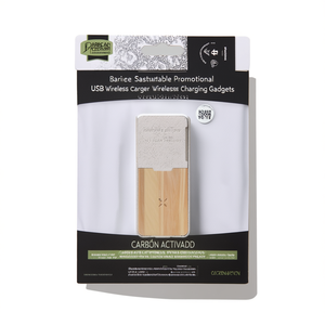 Caricabatterie Wireless USB Sostenibile Barichen, Gadget per Ricarica Senza Fili Promozionale - Product Image 2