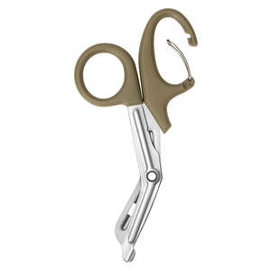 ANAAIF Ciseaux médicaux manuels d'aide aux traumatismes Ciseaux de premiers soins avec bord dentelé en acier à base d'instruments chirurgicaux - Product Image 2