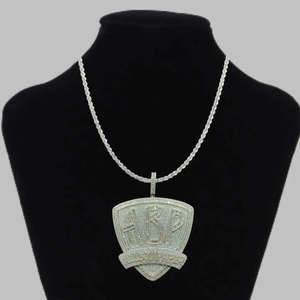 Nueva llegada Baguette y redondo VVS Moissanite diamante chapado en oro plata esterlina 925 Iced Out Hip Hop colgante para hombres al por mayor - Product Image 2
