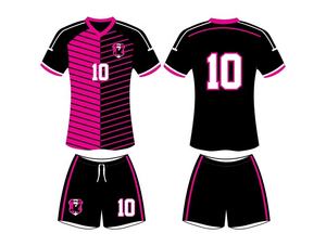 Uniforme de Fútbol Personalizado al por Mayor de Alta Calidad, Ligero, Elástico, de Manga Corta y Transpirable para Uso en Exteriores en Verano, 100% - Product Image 4