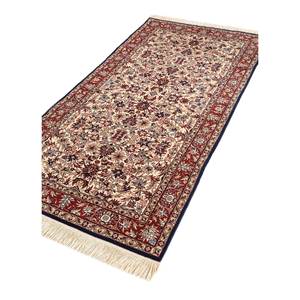 Alfombras de Lana Anudadas a Mano Aalam Ivory Paem-1251, Estilo Tabriz, Rectangulares, Hechas a Mano con Diseño Floral para Decoración del Hogar, Sala de Estar y Pasillo - Product Image 2