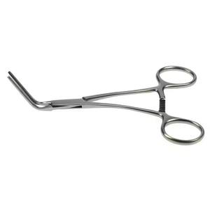 Pince à anneau pédiatrique Debakey coudée en acier inoxydable de 133mm Pince cardiovasculaire Instrument chirurgical de base - Product Image 6