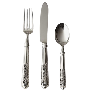 Cuillère et fourchette en métal couverts personnalisés en acier argent noir fini ensemble de couverts couverts nouvelle arrivée ensemble de couteaux de cuisine - Product Image 2