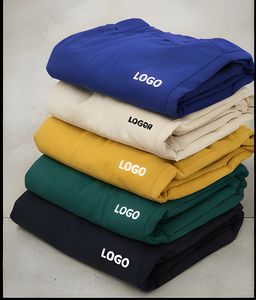 Pantalones Cortos de Algodón para Hombre, 240 GSM, 100% Algodón, Gruesos, Casuales, de Punto, Holgados, para Uso Diario - Product Image 5