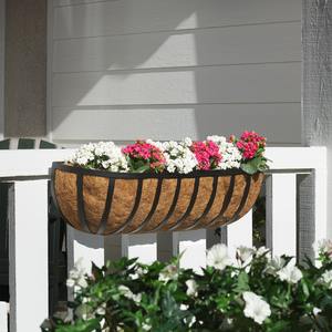 Balcony planter coco hanging basket wall <b>trough</b> <b>liner</b> plant made in Vietnam custom size accept - Product Image 4