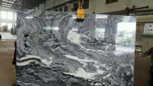 Dalle de marbre bleu océan pierre naturelle polie pour intérieurs de luxe utilisation hospitalière étanche 1 an flammé pour villas intérieures - Product Image 2