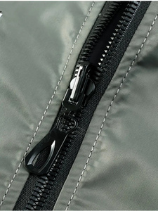 Chaqueta Bomber de invierno para hombre hecha a medida de alta calidad nueva llegada chaqueta de tela de lona - Product Image 2