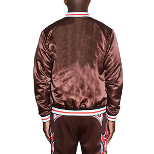 Veste universitaire en satin de baseball pour hommes, respirante, confortable, légère, meilleure veste en satin pour hommes à bas prix - Product Image 5