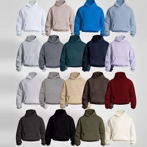 Sweats à capuche surdimensionnés personnalisés avec logo 2026 – Vente en gros de sweats à capuche légers pour hommes - Product Image 5