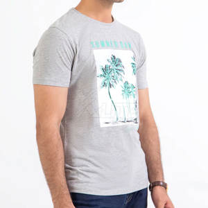 T-shirt pour homme de qualité supérieure, imprimé, en polyester/coton, respirant et à séchage rapide, léger pour une utilisation quotidienne - Product Image 3