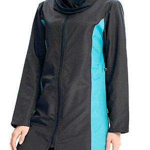 Luxury Islamic <b>Women's</b> Formal Beachwear Swimwear with Hijab Push-up Bra Front Logo <b>Washed</b> Techniques Direct From Manufacturer - Product Image 4