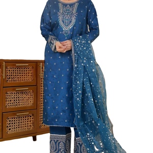 2025 New Designer Unstitched Formal Party <b>Dress</b> for Women Top Selling Regular Length Salwar Kameez Indian & Pakistani Clothing - Product Image 1