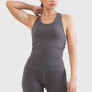 Soutien-gorge de sport pour femmes, yoga, grande taille, dos nu, haut court, fitness, course à pied, soutien-gorge de yoga antichoc, 2024, bonnets amovibles, soutien-gorge de sport de yoga, fitness - Product Image 1