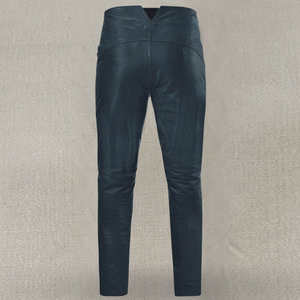 Pantalones de Cuero para Hombre al por Mayor, de la Mejor Calidad, a Bajo Precio, Cintura Alta, Estilo Casual, Pantalones de Cuero PU para Hombre - Product Image 4