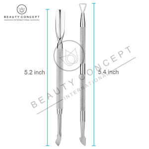 Outil professionnel de soin des cuticules, pousse-cuticules à bord fin et nettoyeur de précision en acier inoxydable pour des résultats de manucure impeccables - Product Image 5