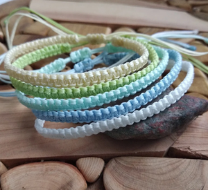 Friendship <b>Bracelet</b> or <b>Anklet</b> Chevron - Colorful - String - Trendy - *CUSTOMIZABLE* - Product Image 3