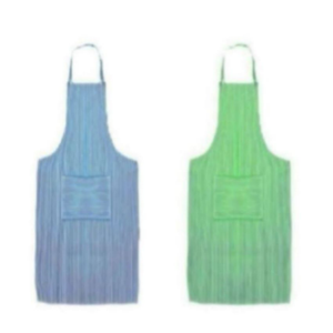 Bavoir sans manches en coton 100% réutilisable de haute qualité, sangle réglable, design classique, multi-usages, usage quotidien, écologique - Product Image 3