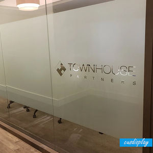 Op maat gemaakte vinyl stickers, gestanst, zelfklevend, matglas, raamfolie, tint, <span class=keywords><strong>decals</strong></span> voor kantoor, commerciële ruimte, wand, privacy - Product Image 2