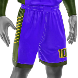 Ensemble de maillots de basket-ball personnalisés, pantalon à col en V de qualité supérieure fabriqué au Pakistan, kit d'équipe imprimé par sublimation de qualité supérieure - Product Image 3