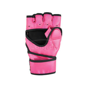 Guantes de cuero para levantamiento de pesas con protección para las palmas y muñequeras para gimnasio, fitness, entrenamiento y ejercicio. - Product Image 2
