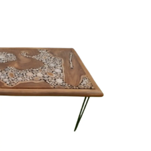 Meilleure qualité Table d'extérieur rectangulaire moderne V pieds en fer 120 indonésie hôpital entrepôt bois matériel meubles salon - Product Image 2